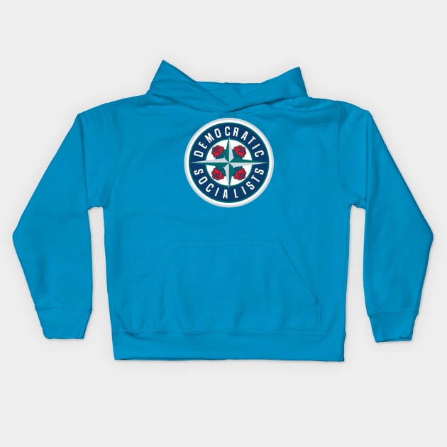 Seattle Democratic Socialists Kids Hoodie by radsquare